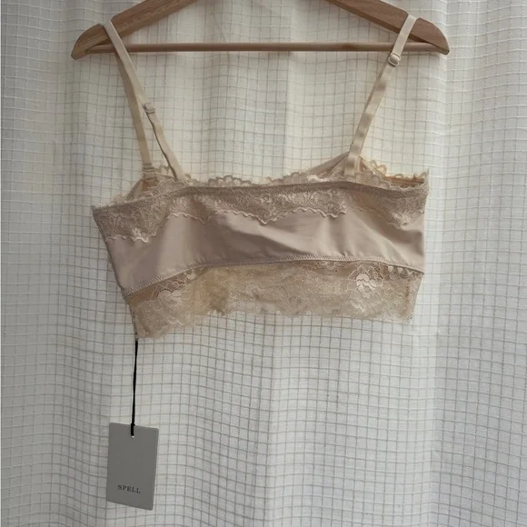 NWT SPELL Melody Bandeau Bra